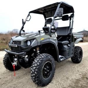 China 400cc Hunting Gas Golf Cart UTV Utility Vehicle 2 Seater 25.5HP 2WD/4WD With Dump Bed on sale