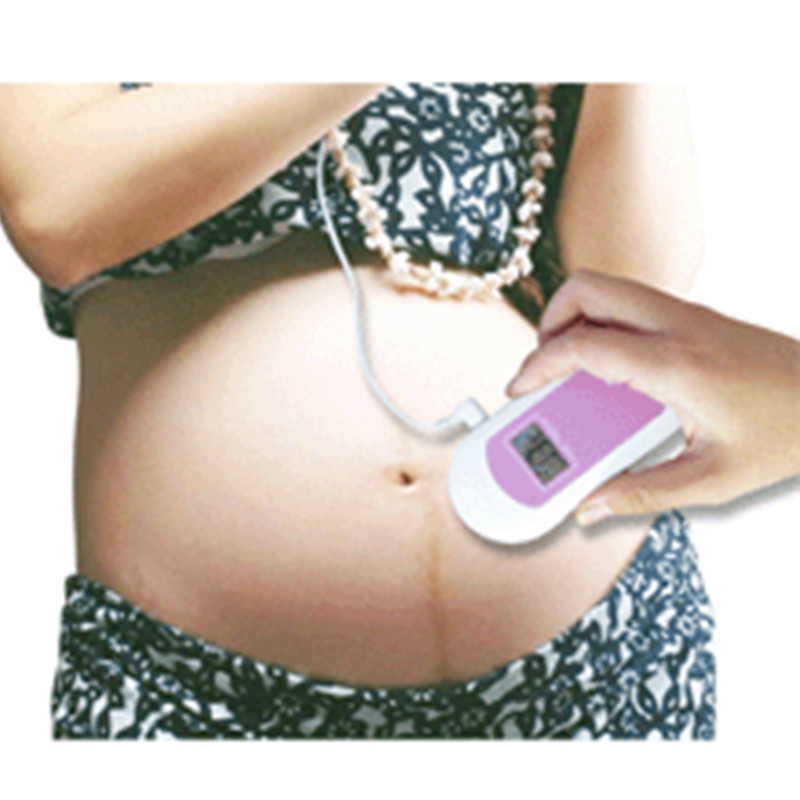 China 10 - 12 Weeks Pocket Fetal Doppler Sound B For Baby Heartbeat on sale