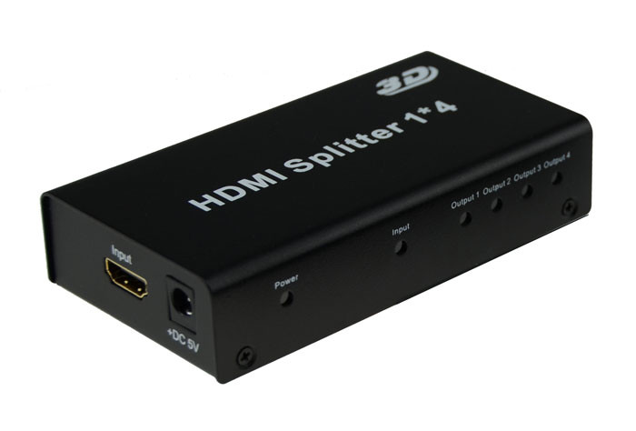 China HDMI 1.3 4 Way HDMI SPLITTER BOX 1x4 Port support Full HD 1080P 3D on sale
