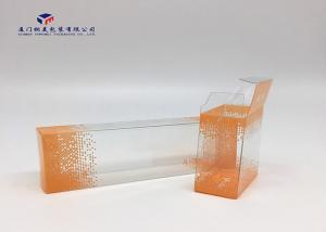 Best Rectangle Shape PET Plastic Box Clear Plastic Boxes Offset Printing 5.8X3X15.5cm wholesale