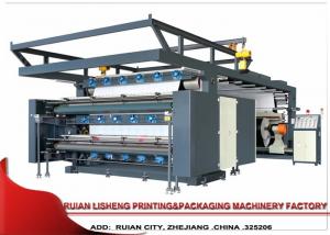 China Web Poly Plastic Film PP Woven Flexographic Printing Machine , 3 Color on sale