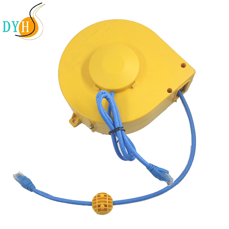 China retractable ethernet cable reel CAT6 cable recoiler CAT5 cable holder on sale
