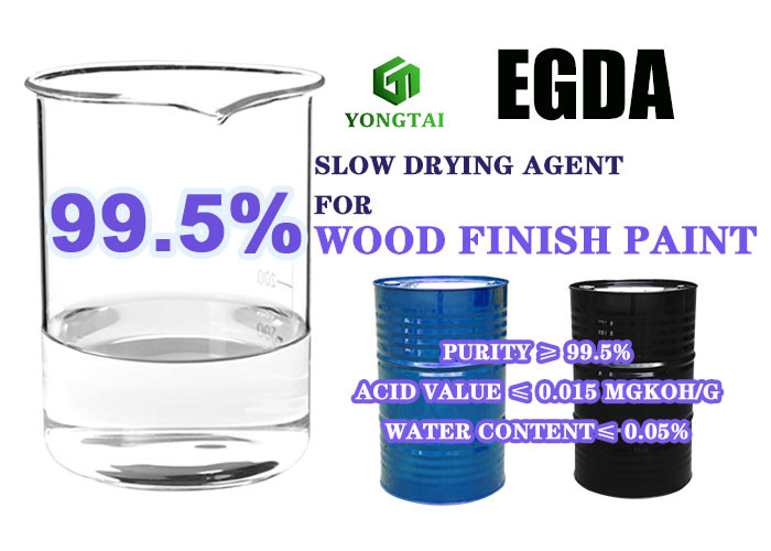 China Odorless EGDA Wood Furniture Paint Thinner Colorless Ethylene Glycol Diacetate on sale