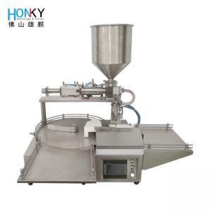 Air Pressure 0.4-0.6Mpa Touch Screen Paste Filling Machine PLC Control Easy To Operate