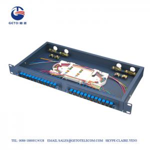 Best Sliding Type Empty Box FC ST Fiber Optic Patch Panel 24 Port wholesale