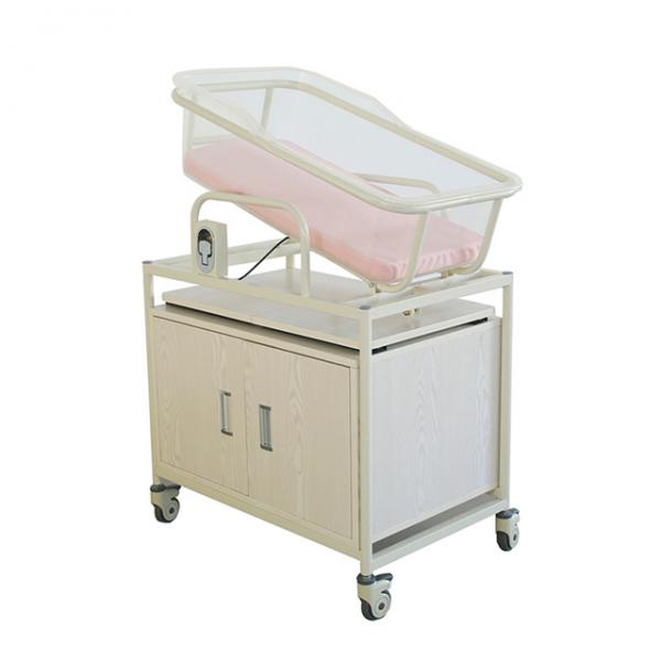 Cheap ABS Bassinest 810MM Newborn Baby Hospital Bed Hospital Baby Crib Cot With Cabinet for sale