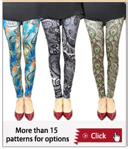 China South africa hot sale summer printed pantyhose ,famous artist's legging,OEM tight pants on sale