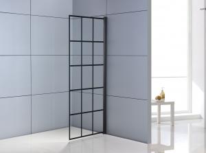 China Aluminum Frame Bathroom Shower Sliding Glass Doors 6mm on sale