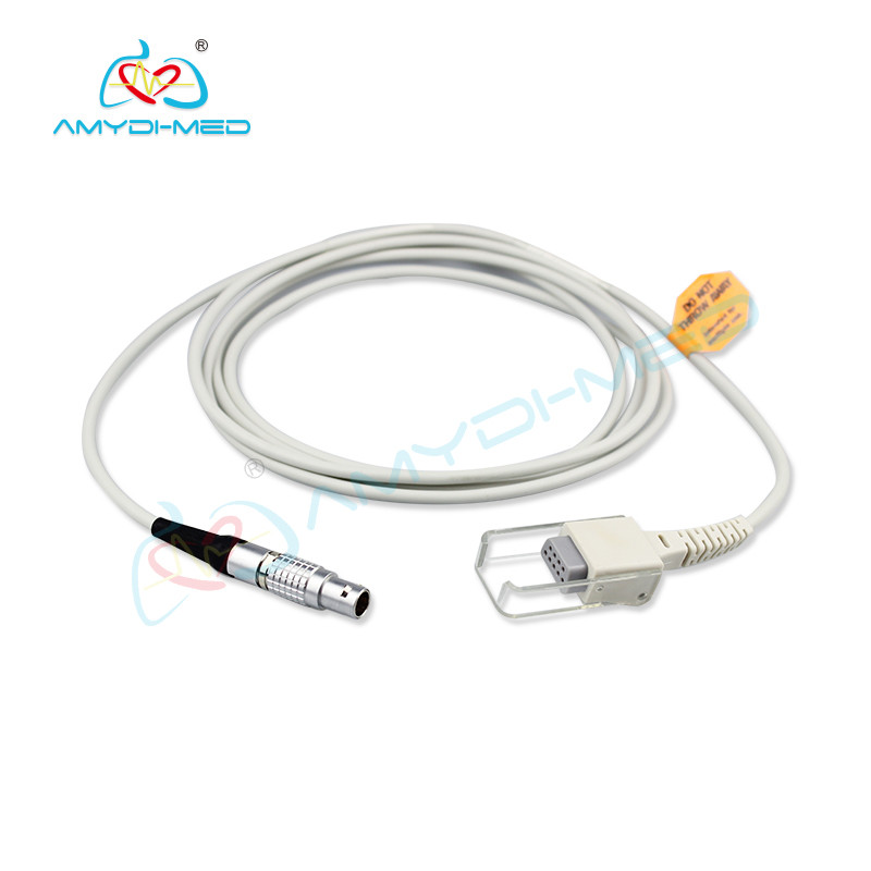 Best Reusable Spo2 Adapter Cable 7 Pin For Patient Monitor 1 Year Warranty wholesale