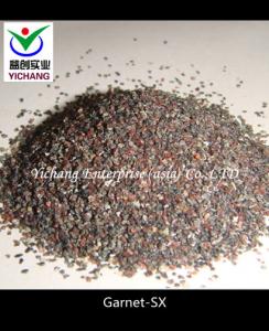 China Garnet sand  as sandblasting mineral for wet and dry sandblasting applications on sale