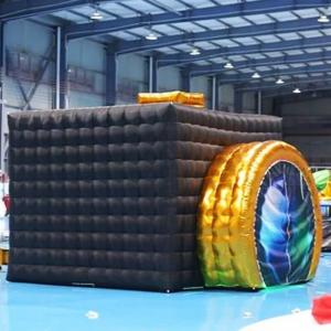 China Commercial Inflatable Outdoor Tents Customized 360 photo booth inflatable enclosure led inflatable tent for event on sale
