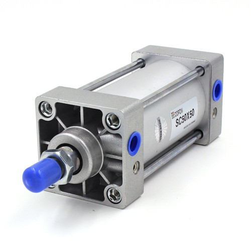 China Double Acting Pneumatic Cylinder Valve SC SU Series Compact Guide Cylinder on sale