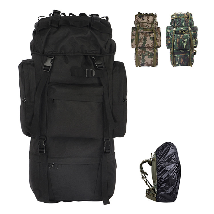 Best 65L Large Capacity Mountain Climbing Backpack / Oxford Tactical Camping Backpack wholesale