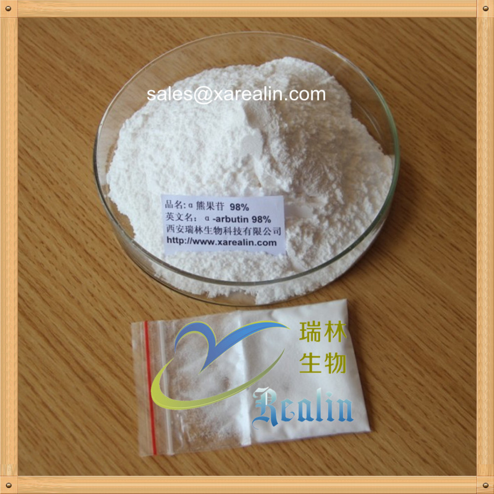 Best Skin Care Bearberry Extract Pure Alpha Arbutin powder for skin whitening wholesale