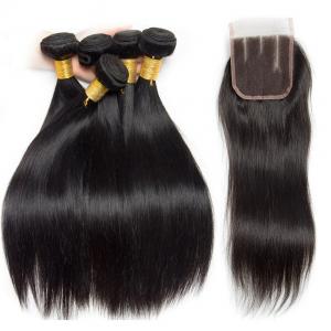 China No Shedding / Tangling Brazilian Human Hair Bundles / Extension Straight 8a Hair on sale