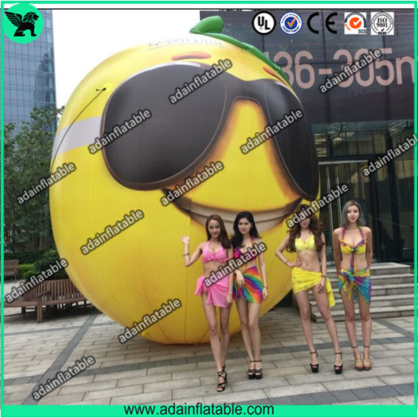 Best Fruits Festival Event Inflatable Model Giant Inflatable Lemon Model/Sunglasses Advertising wholesale
