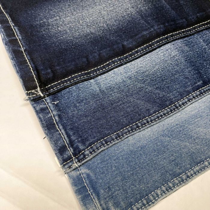 China TR Blue Twill Denim Fabric 10.6 Oz Super Soft Yarn on sale