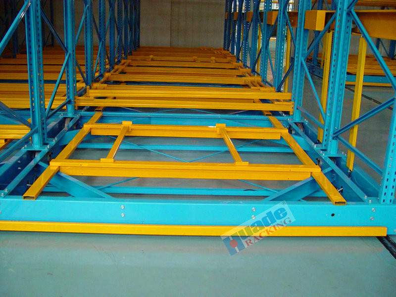 Buy cheap Freezers Rail Free Mobile Storage Racks 32000Kg Per Module Without Concrete Floor Construction from wholesalers