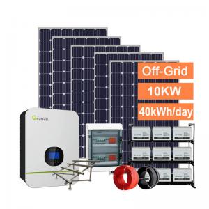 5kw Hybrid Solar Energy Systems Monocrystalline Silicon Solar Generator