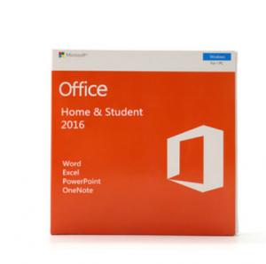 China DVD Office 2016 Retail Box / Microsoft Office Home And Student 2016 Key Card on sale
