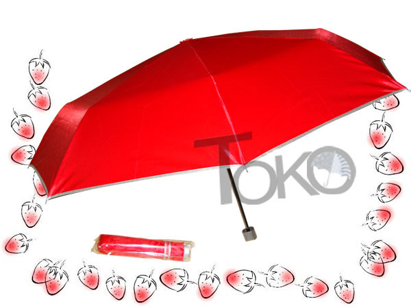 Cheap UV Protection Manual Open Umbrella , Two Person 3 Fold Umbrella Sturdy Frame for sale