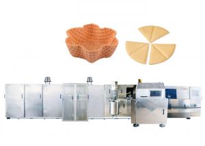China Semi - Automatic Ice Cream Wafer Cone Making Machine With Various Shapes on sale