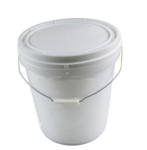 China 5.5 gallon clear Plastic pail Bucket with Handle and Lid on sale