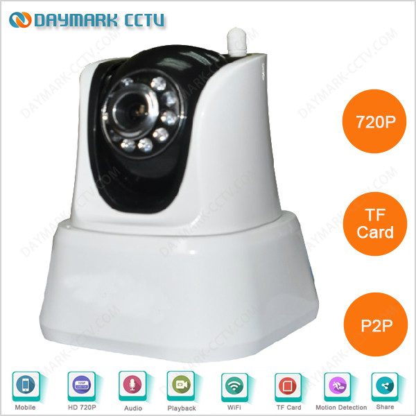 China Motion Detection Alarm PnP 720p Wireless IP Security Camera on sale