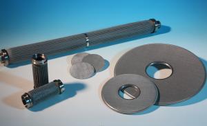 China D75um Sintered Metal Fiber Felt , 1mm Thickness Stainless Steel Filter Element on sale