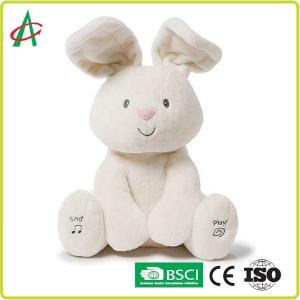 Best Children Educational 30cm Musical Plush Toys Rabbit Stuffed Bunny wholesale