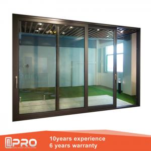 China folding sliding glass doors Aluminum Sliding Glass Patio Doors Modern Design Custom Sliding Glass Doors on sale