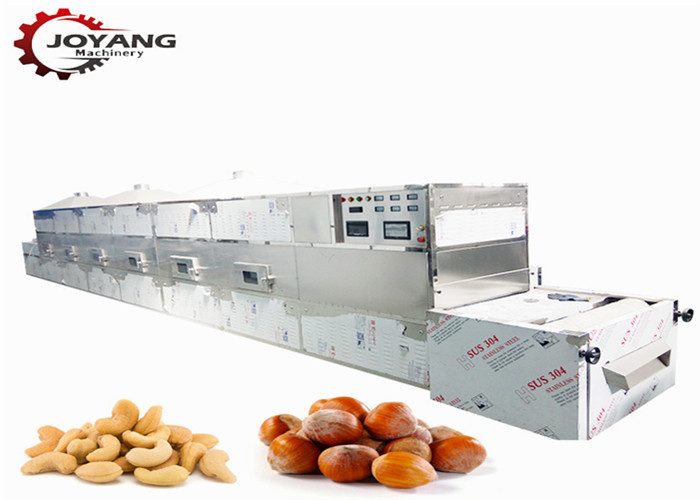 Best Automatic Industrial Tunnel Microwave Drying Machine For Hazelnut Cashew Nut wholesale
