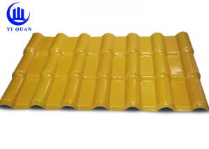 China Anti-UV Lightweight Curved ASA Synthetic Resin Roof Tile Plastic Roofing Sheet on sale