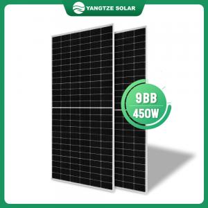 China 450W Commercial PV Mono Facial Solar Panel Sun Paneling Cell 5400Pa Snow Load on sale