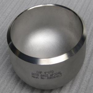 China Asme B16.9 Stainless Steel Pipe Fittings Cap Buttweld 24 Inch on sale