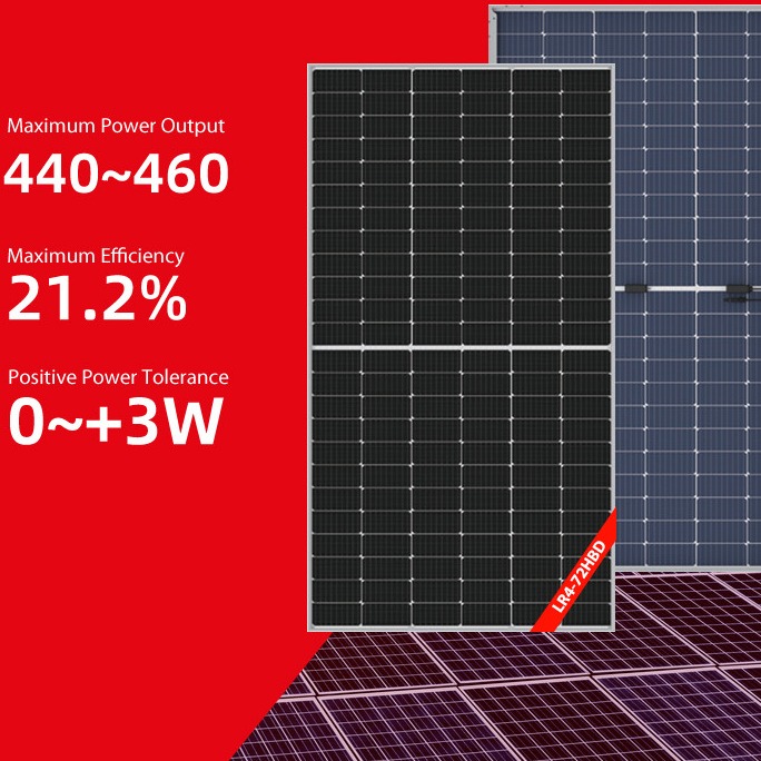 China 425W 430W Solar Panel Longi 435W 455w Solar Panel Mono Crystal Biacial Solar Panel on sale