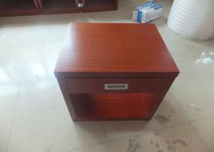 Best 1 Drawer Red Hotel Nightstand / Bedroom Night Stands Long Working Life wholesale
