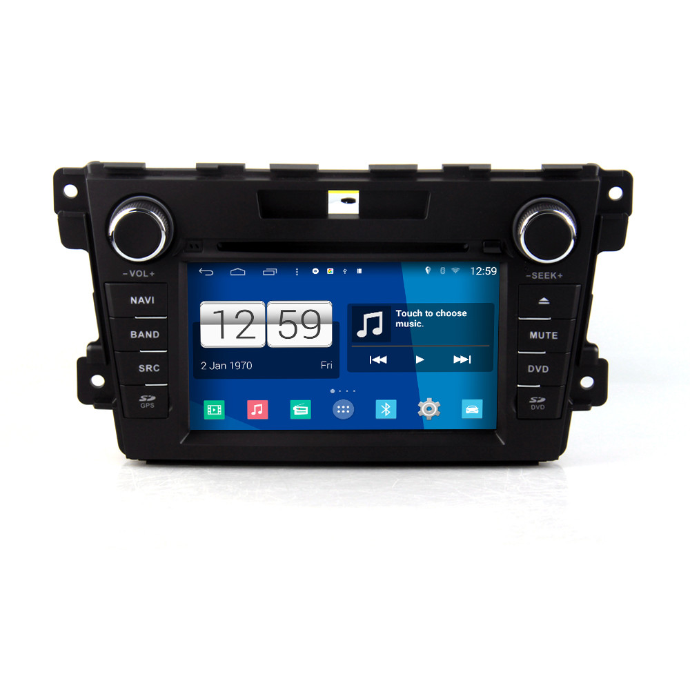 China 7 2DIN android 4.4.4 car DVD GPS navigation HD 1024*600 for MAZDA CX-7 with WIFI 4G mirror link 4 core CPU on sale