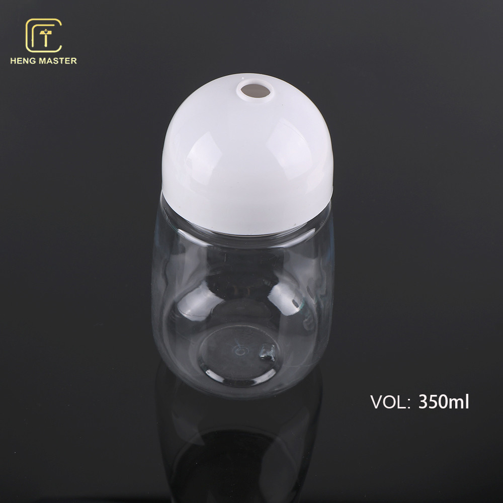 China 350ml 500ml Empty PET Plastic Bottles For Packing Juice Milk Water on sale