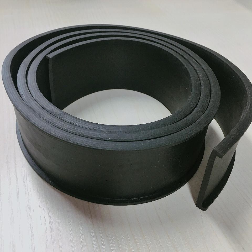 Cheap 16ft 17tf Self Adhesive Weather Stripping , Garage Door Seals Bottom Rubber for sale