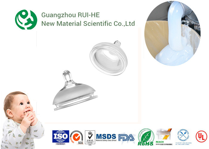 Cheap ISO Nipple Liquid Silicone Rubber Food Grade RH5350 - 70 High Transparency for Baby Supplies for sale