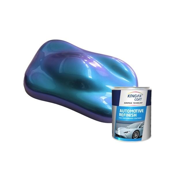 Cheap Acrylic 1K Chameleon Automotive Paint Good Covering Chameleon Blue Car Paint for sale