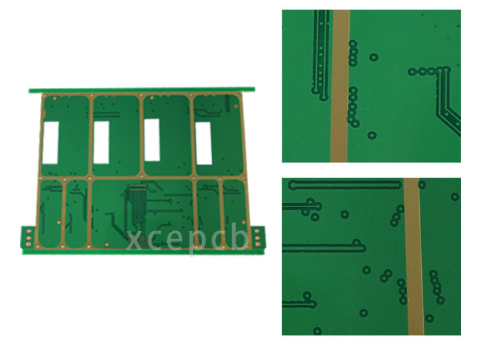 Best Vias filled Rogers 4003 Multilayer PCB Boards Fabrication Half hole wholesale