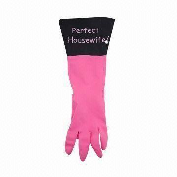 Buy cheap Household Kitchen Gloves with Polyester Cuff from wholesalers