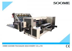 China Lead Edge Feeding 180m / Min Printing Slotting Machine For Small Carton Box on sale