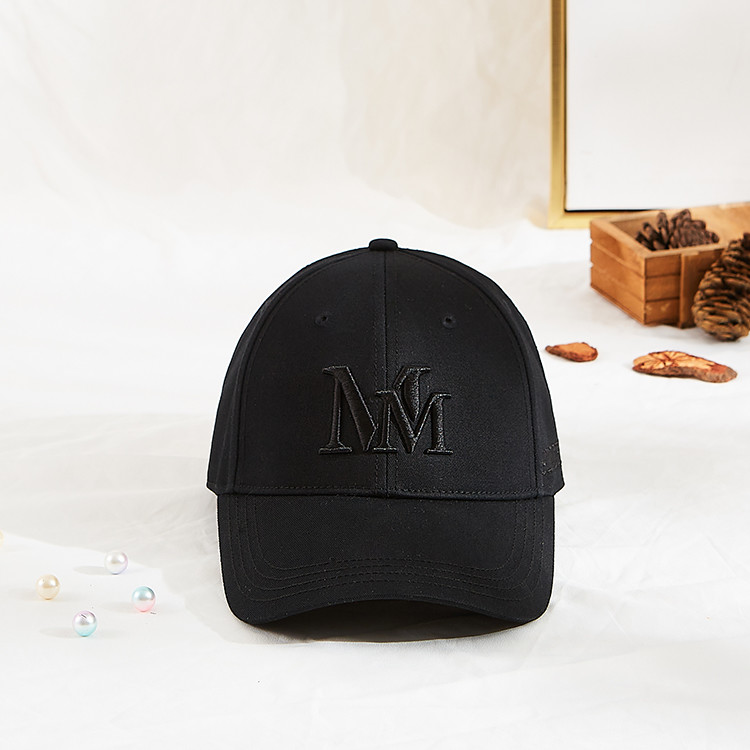 Best Cotton 50cm 3D Embroidered Baseball Caps Standard Visor wholesale