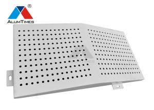 China Anti Corrosion Aluminium Perforated Panel , Custom Aluminium Exterior Wall Cladding on sale