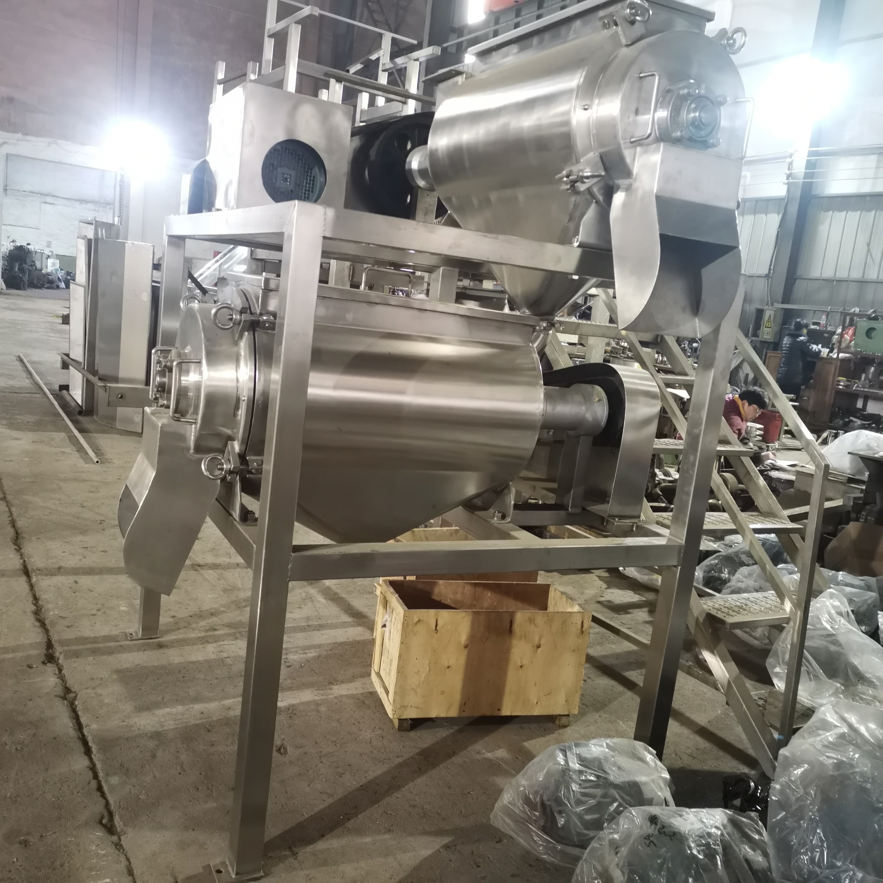 Best Dual Channel 3T/H Pitaya Deseed Pulping Machine SUS304 Material wholesale