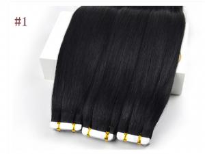China High quality wholesale price #1 color straight tape in hair extension on sale