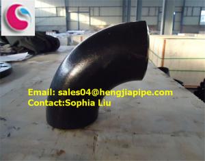 China LR & SR Carbon steel pipe elbow on sale